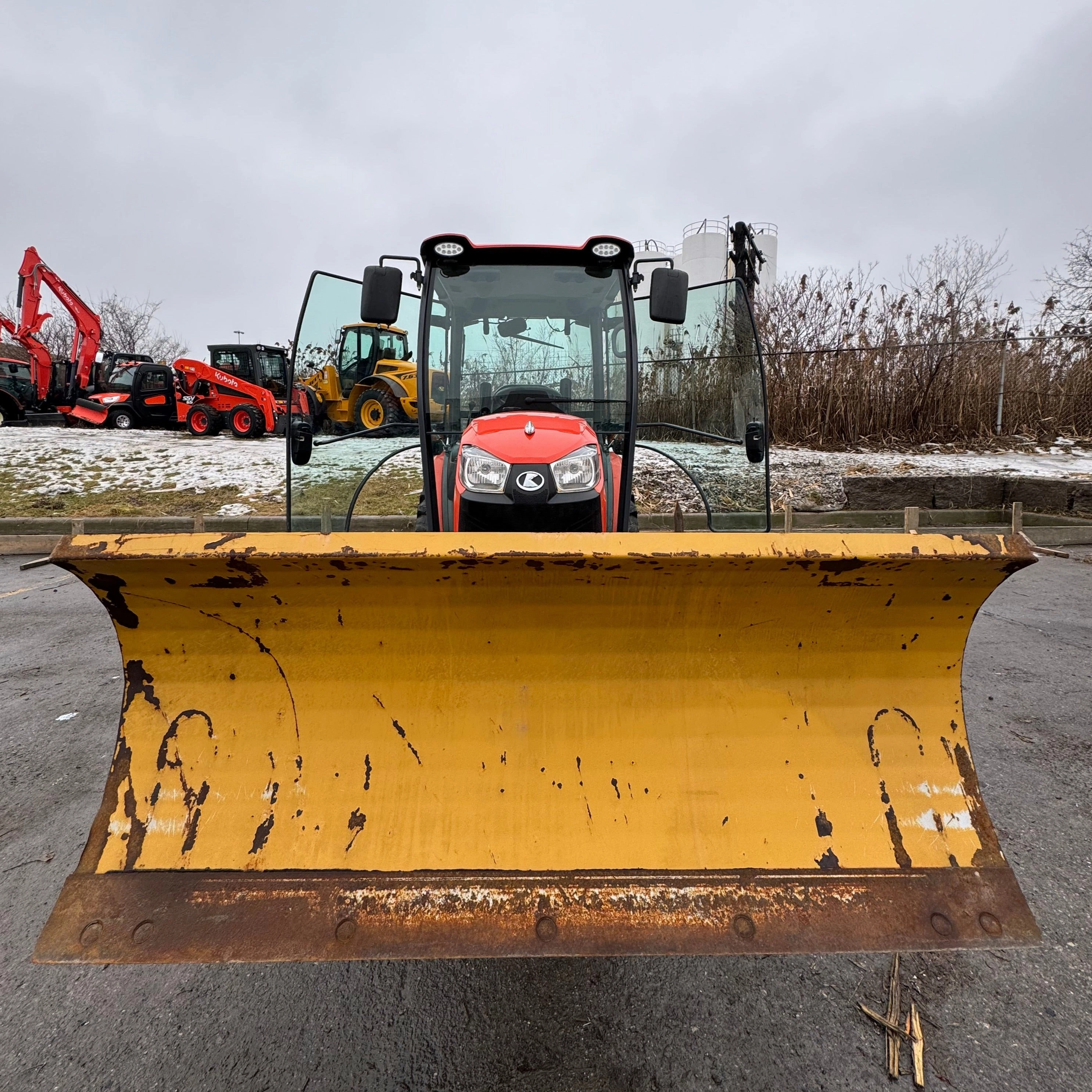 Used 2021 Kubota LX2610HSDCC Tractor with Blade and Salter