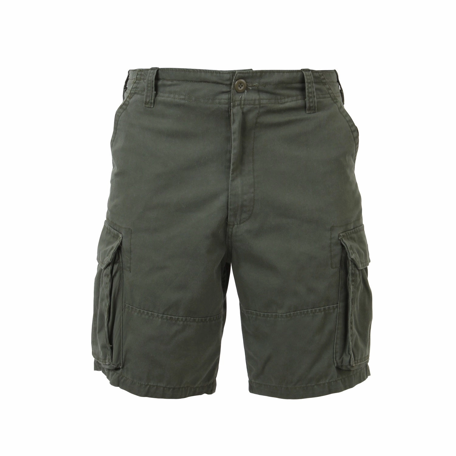 Vintage Solid Paratrooper Cargo Shorts