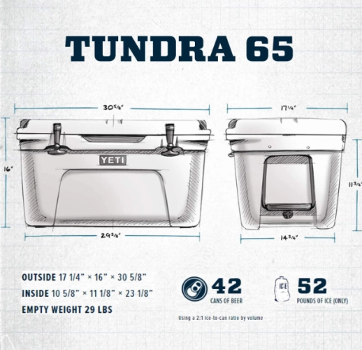 YETI Tundra 65 Hard Cooler